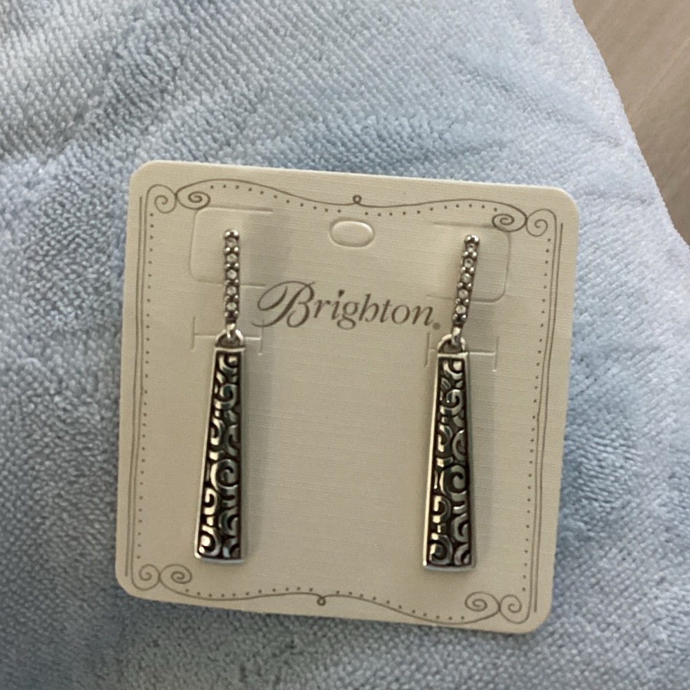 Brighton Silver Deco Luxe Earrings